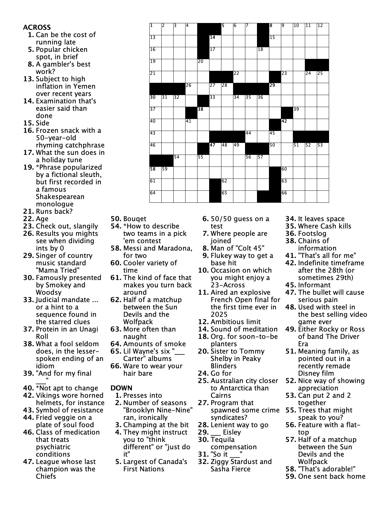 Crossword Puzzle